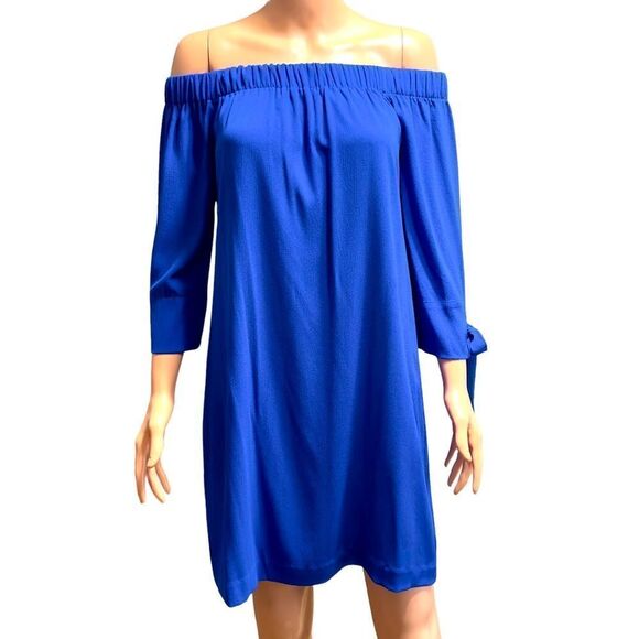 VINCE CAMUTO OFF SHOULDER DRESS - Picture 2 of 13